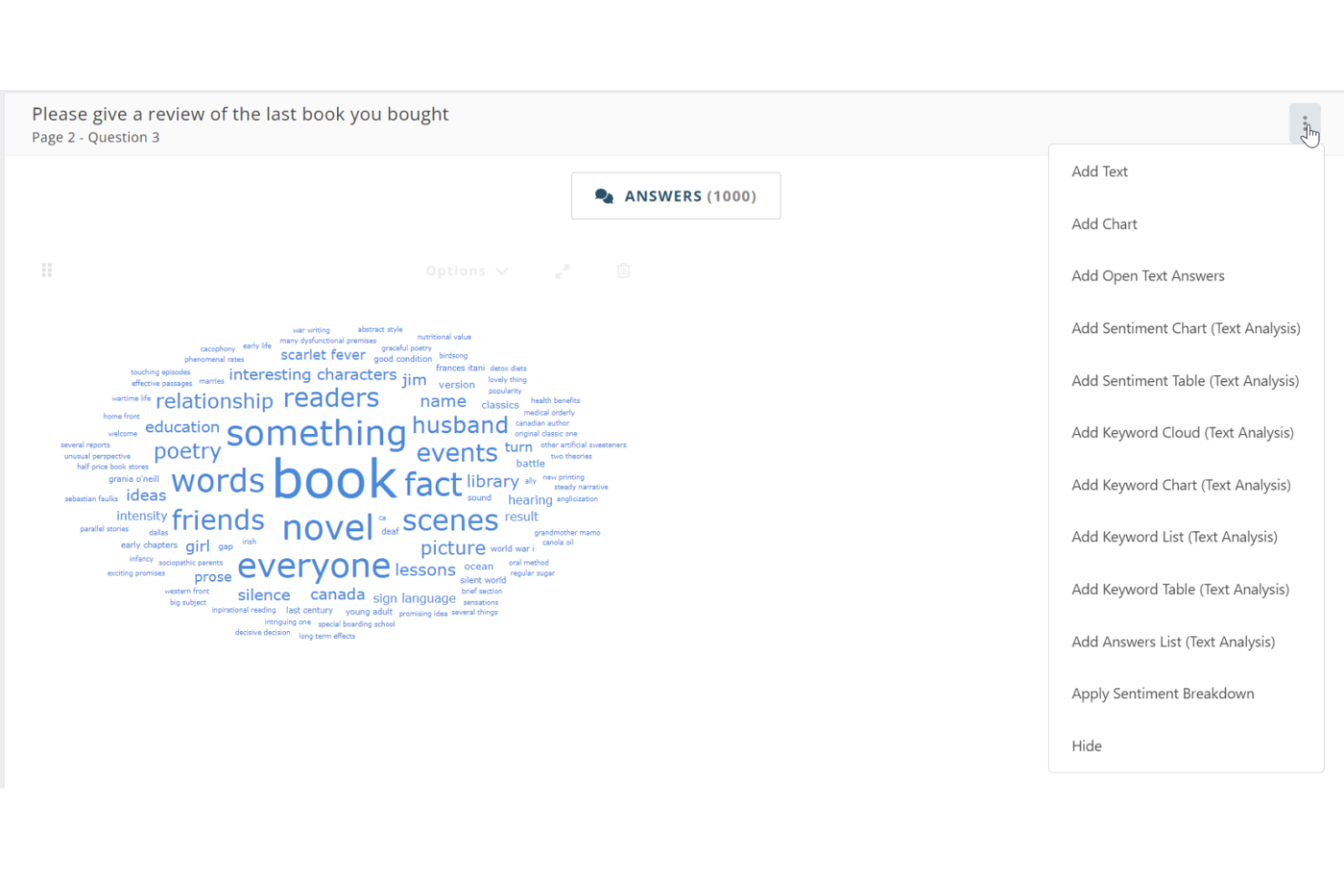 Netigate screenshot - 13 Beste Textanalyse-Tools im Test 2026
