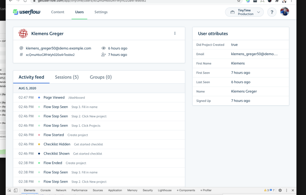 Userflow screenshot - 8 Meilleurs Logiciels d’Onboarding Client de 2026