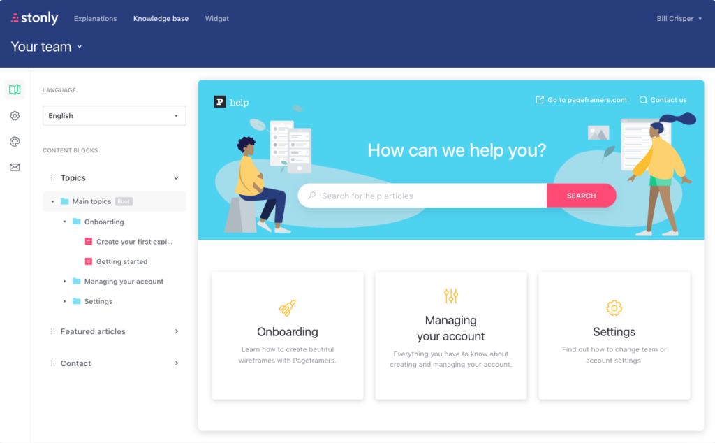 Stonly screenshot - 8 Meilleurs Logiciels d’Onboarding Client de 2026