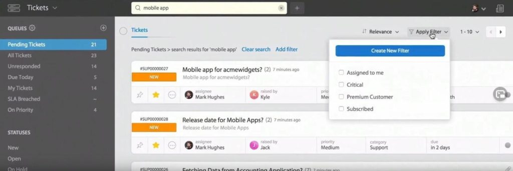 HappyFox screenshot - 10 beste Softwarelösungen für E-Mail-Management im Kundenservice 2026