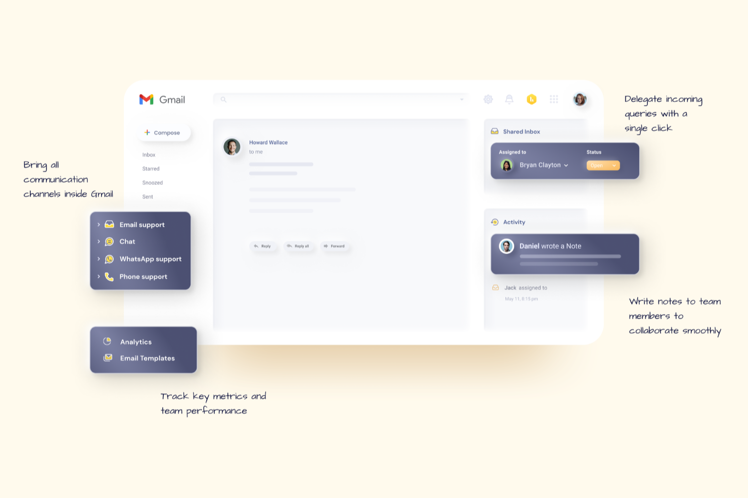 Hiver screenshot - 4 meilleurs logiciels de gestion des e-mails de service client pour 2026