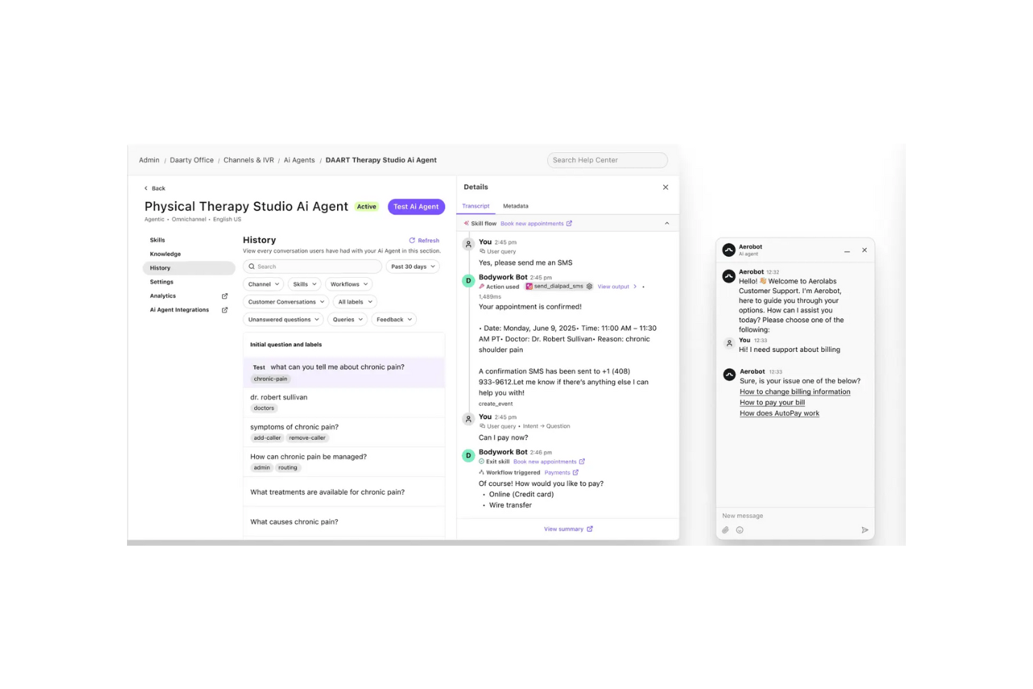 Dialpad Support screenshot - 11 Meilleures alternatives à Five9 passées en revue en 2026