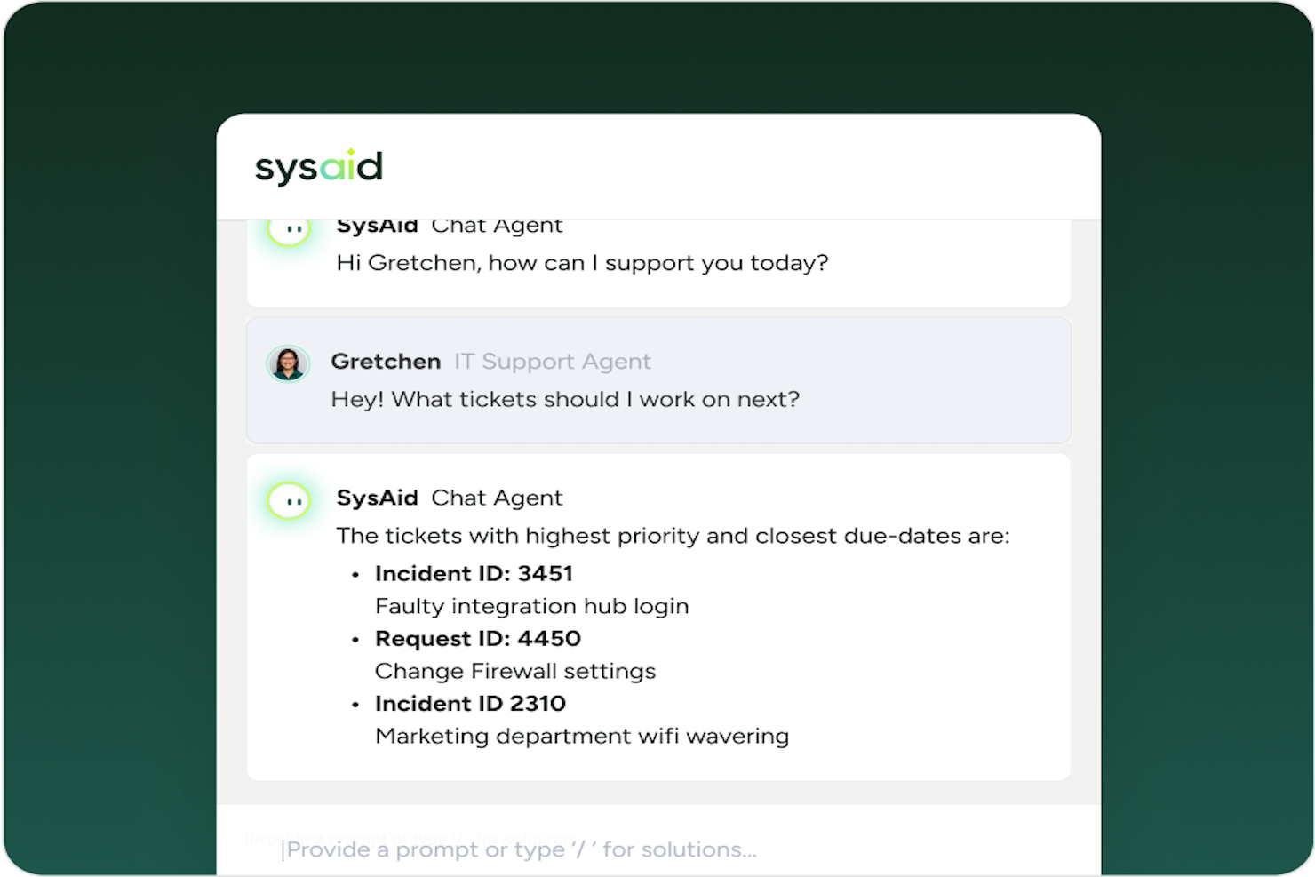 SysAid screenshot - 19 Meilleures Bases de Connaissances Helpdesk de 2026 : Comparatif