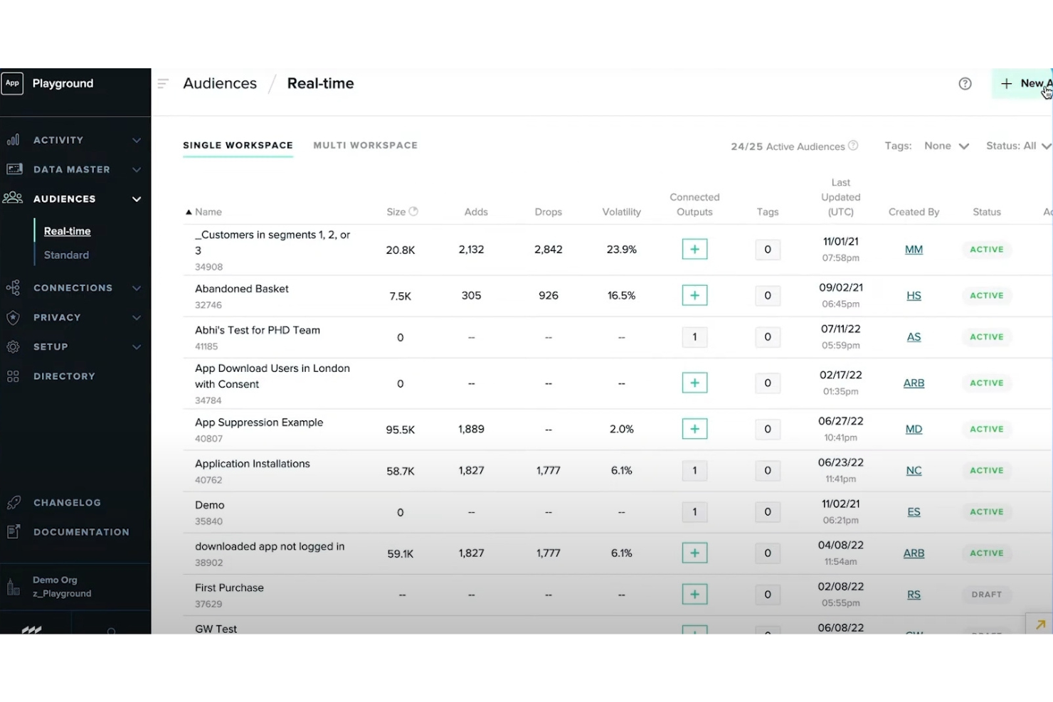 mParticle screenshot - 12 meilleures plateformes de données clients en Inde examinées en 2026