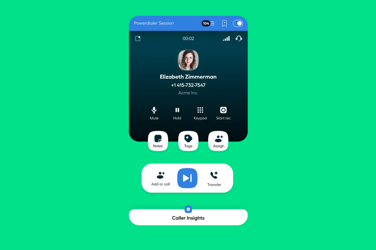 Aircall screenshot - 14 Beste Dialer-Systeme für Callcenter im Test 2026