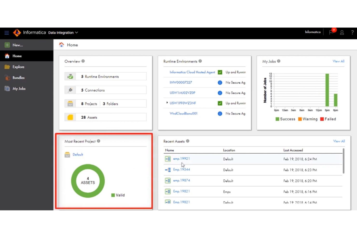Informatica screenshot - 12 Meilleures Plates-formes de Données Clients pour l’Assurance Passées en Revue en 2026