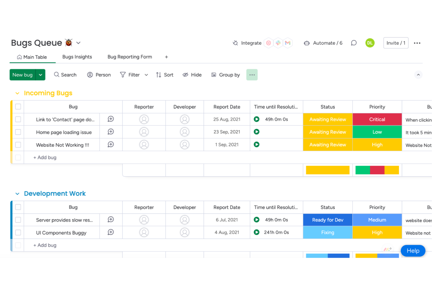 monday service screenshot - Gestalte die Zukunft der Warteschlangen: 16 Top-Warteschlangenmanagementsysteme für 2026