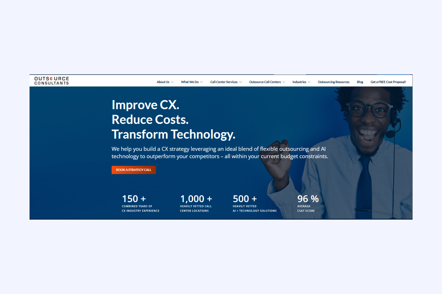Outsource Consultants screenshot - 15 Meilleurs Consultants pour Centres d’Appels Évalués en 2026
