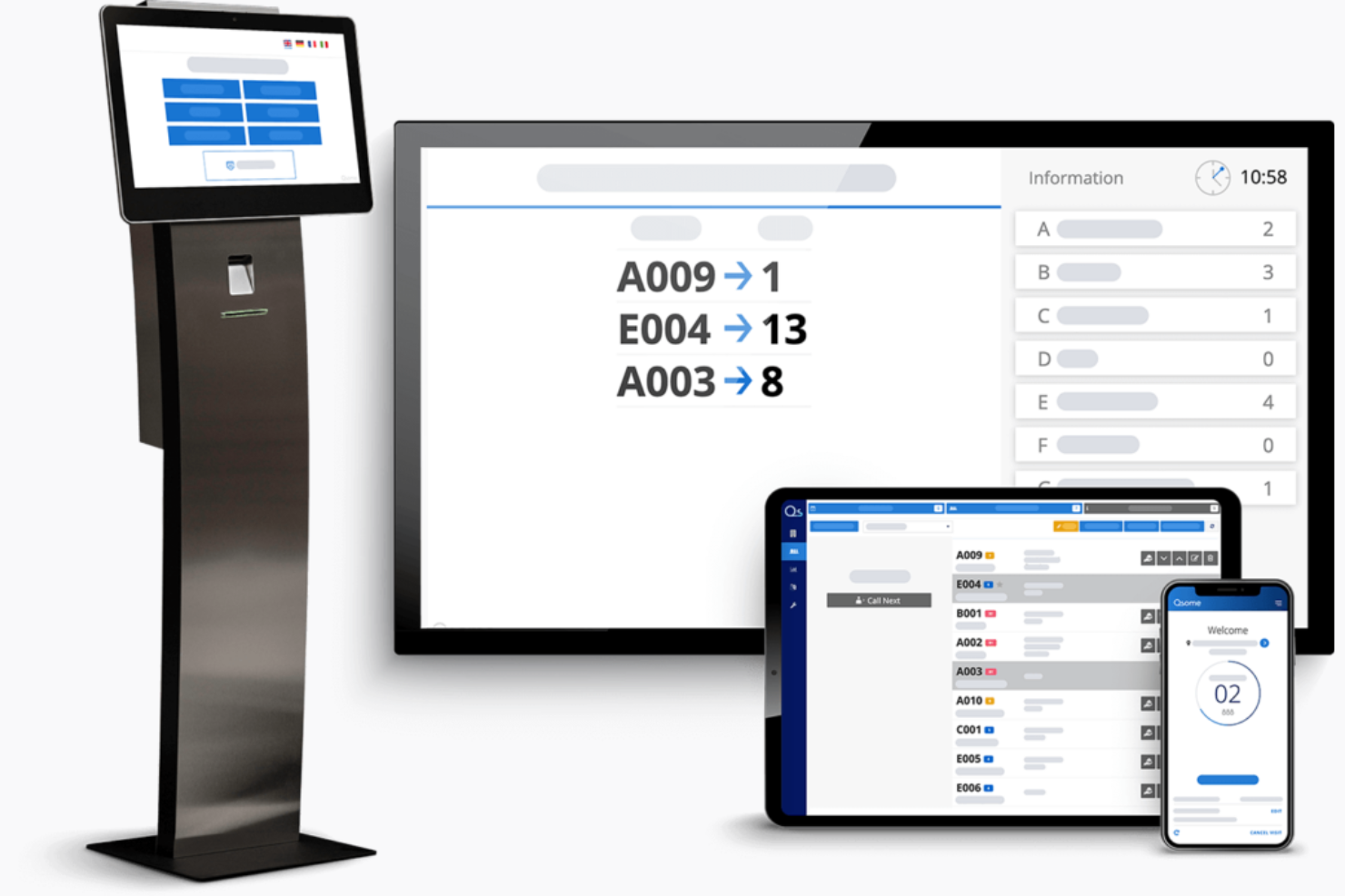 Qsome screenshot - Préparez l’avenir des files d’attente : 16 meilleurs systèmes de gestion de files d’attente de 2026
