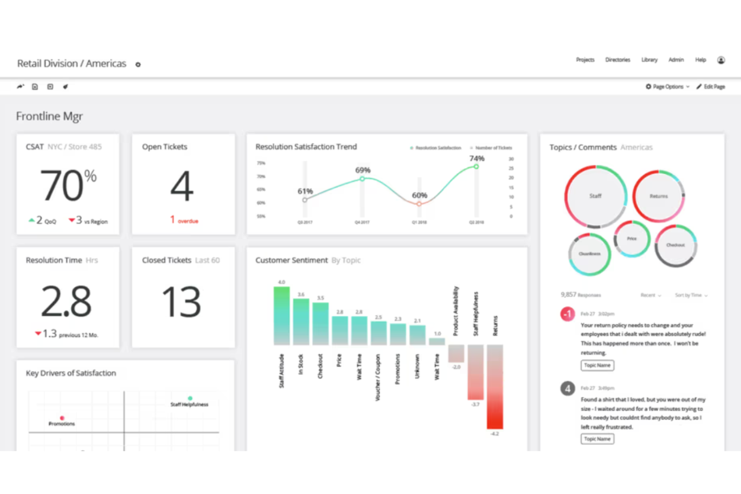 Qualtrics XM screenshot - 14 Beste Callcenter-Qualitätsmanagement-Software im Test 2026