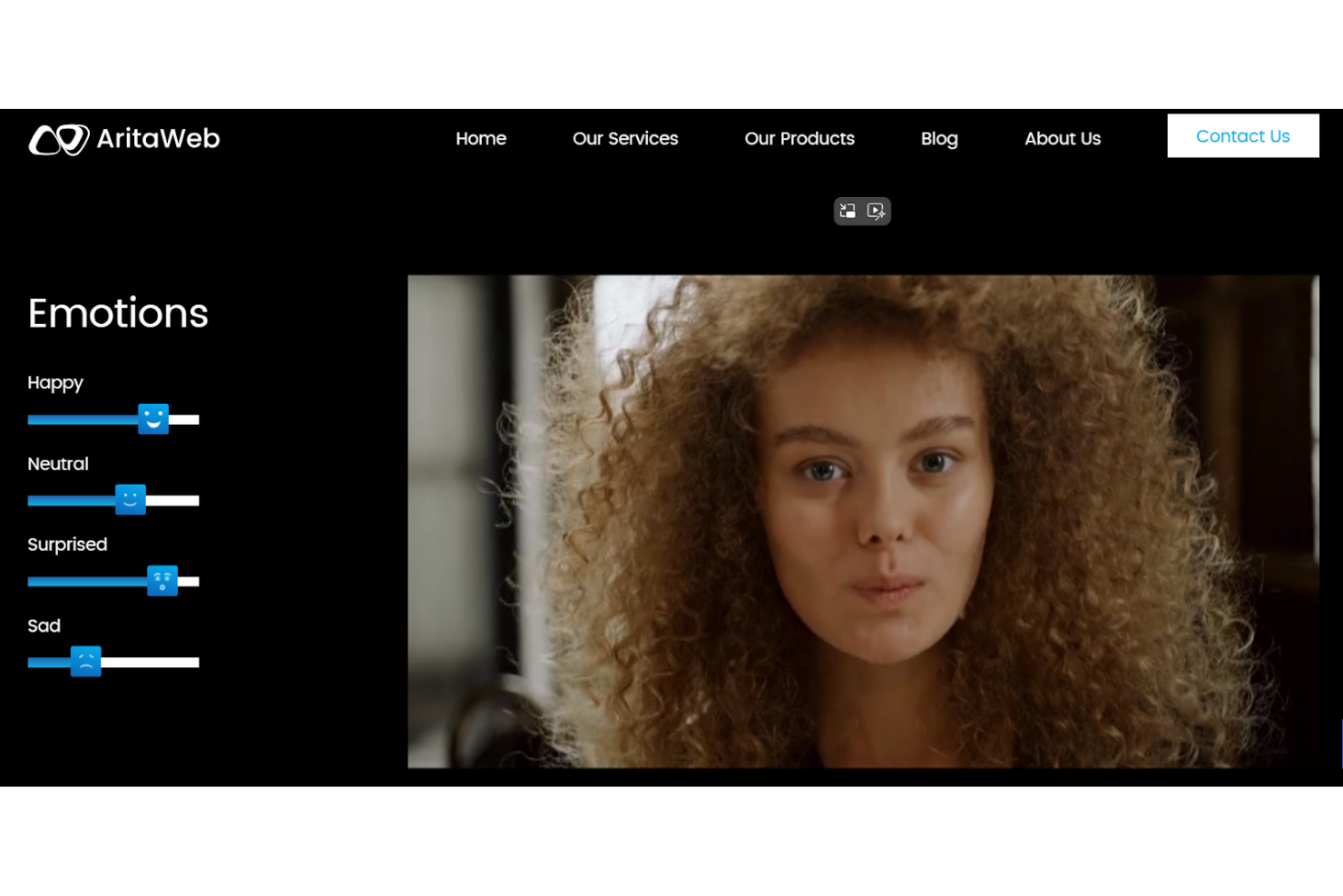 AritaWeb screenshot - 13 Beste Emotionserkennungs-Software im Test 2026