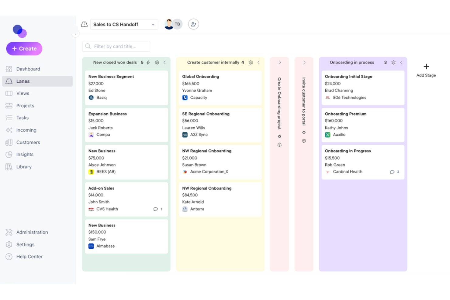 Onramp screenshot - 14 Beste Kundenschulungssoftware im Test 2026