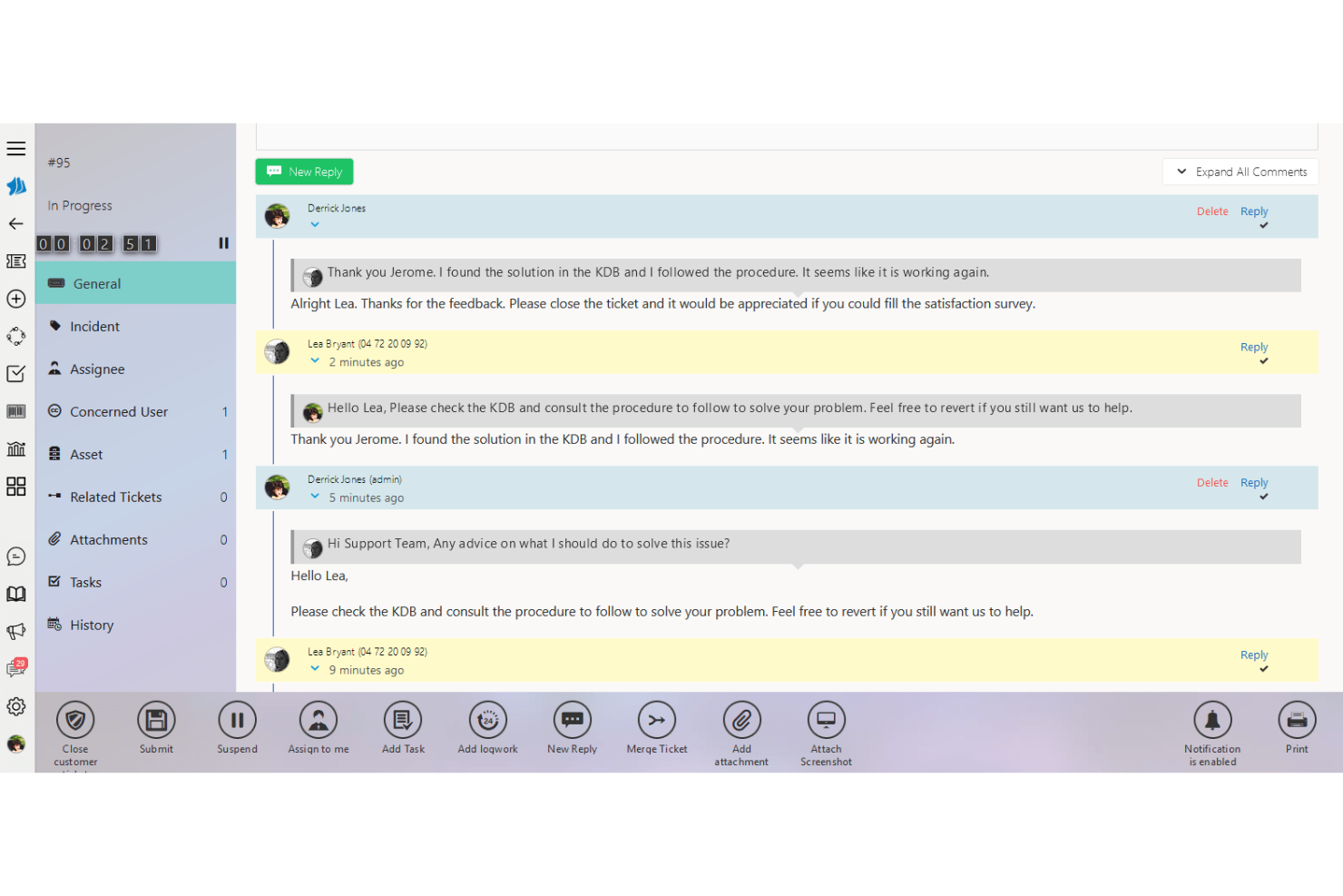 Simplydesk screenshot - 14 Meilleurs Logiciels de Service d’Assistance Sur Site Évalués en 2026