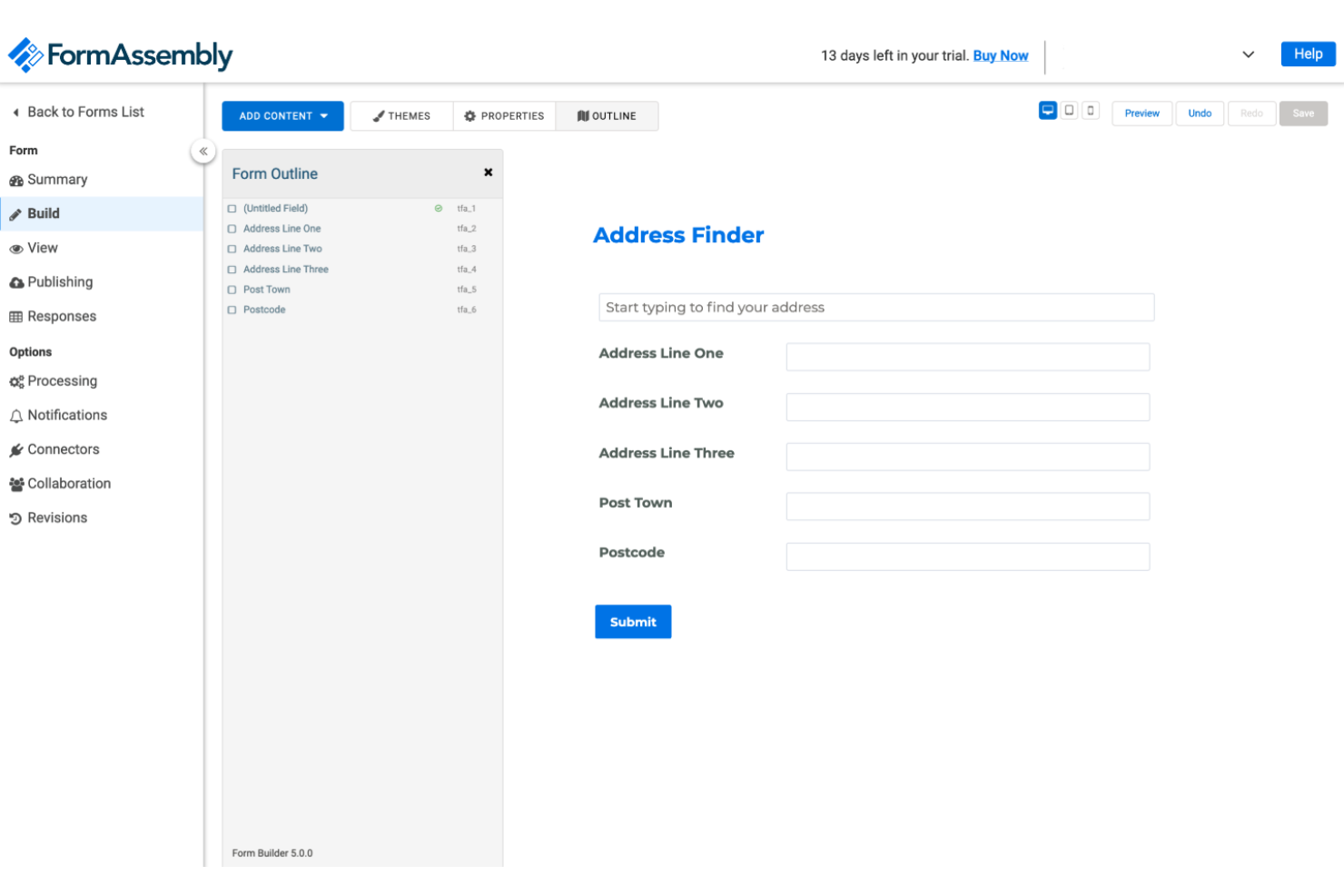 FormAssembly screenshot - 13 Meilleurs Outils de Sondage Client Passés en Revue en 2026