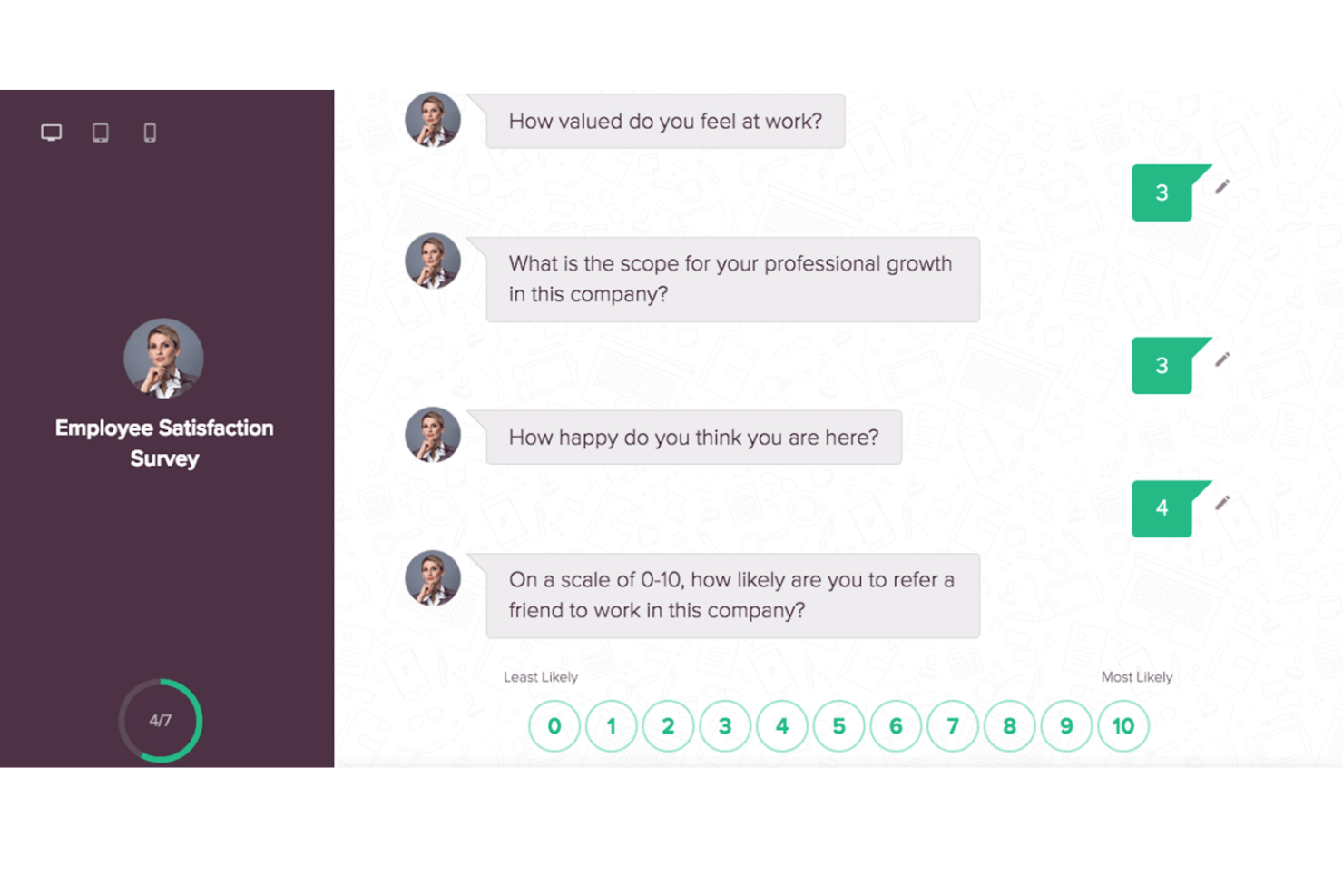 SurveySparrow screenshot - 13 Meilleurs Outils de Sondage Client Passés en Revue en 2026