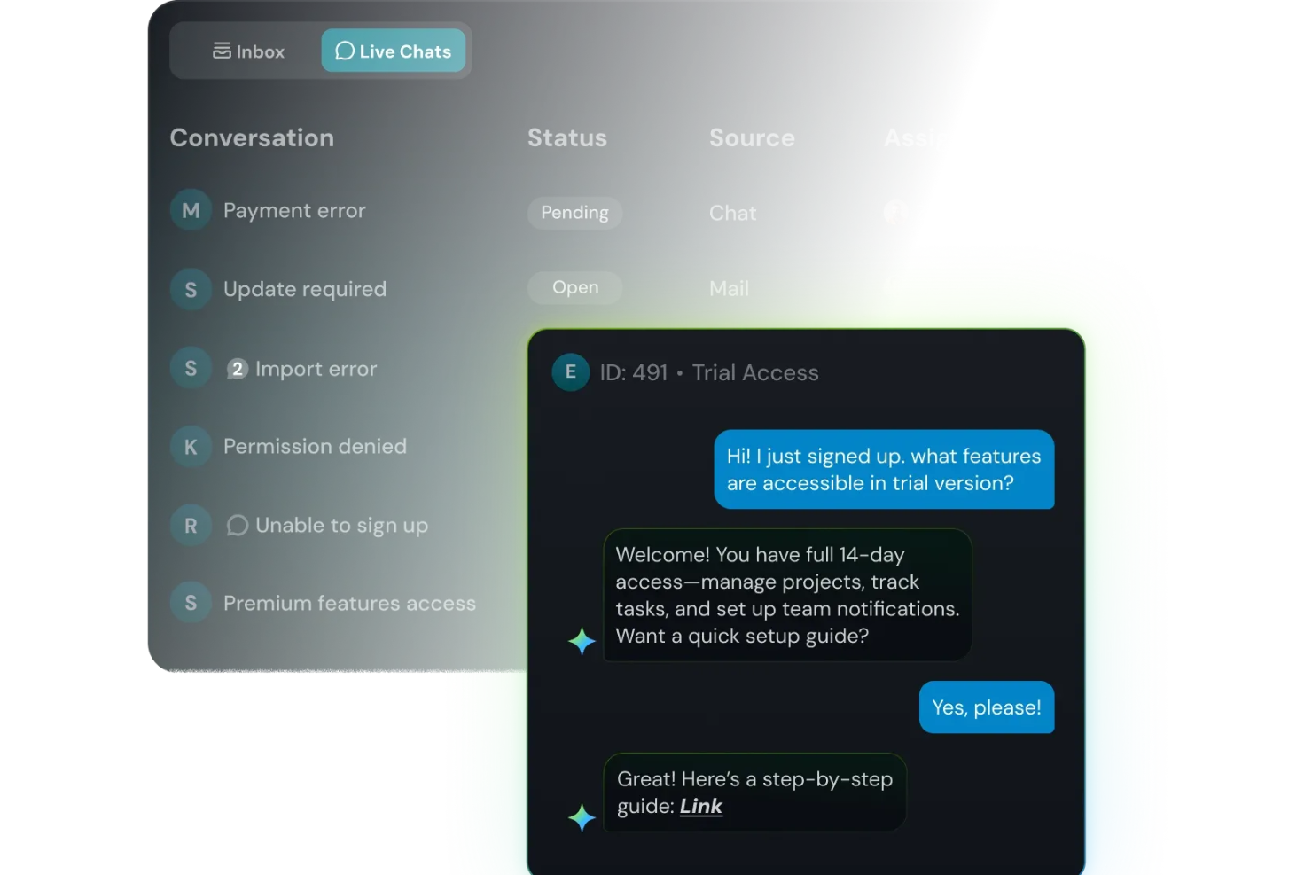 SparrowDesk screenshot - 25 Beste KI-Helpdesk-Software im Test 2026