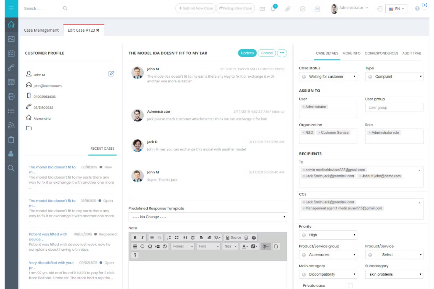 Wowdesk screenshot - 10 beste On-Premise-Helpdesk-Software im Test 2026