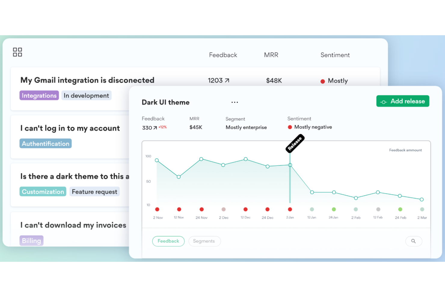 ClientZen screenshot - 13 Beste KI-Stimmungsanalyse-Tools im Test 2026