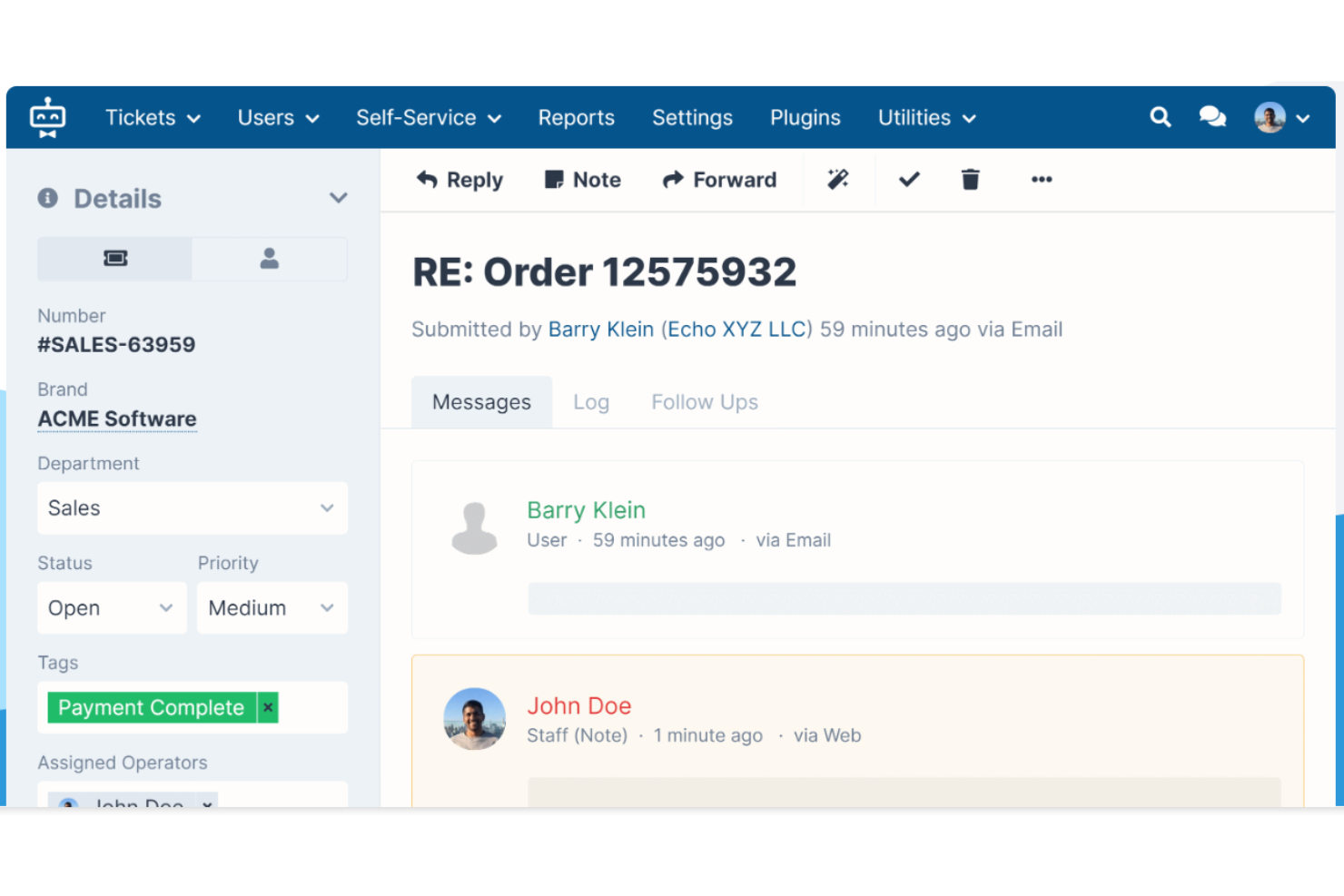 SupportPal screenshot - 14 Meilleurs Logiciels de Service d’Assistance Sur Site Évalués en 2026