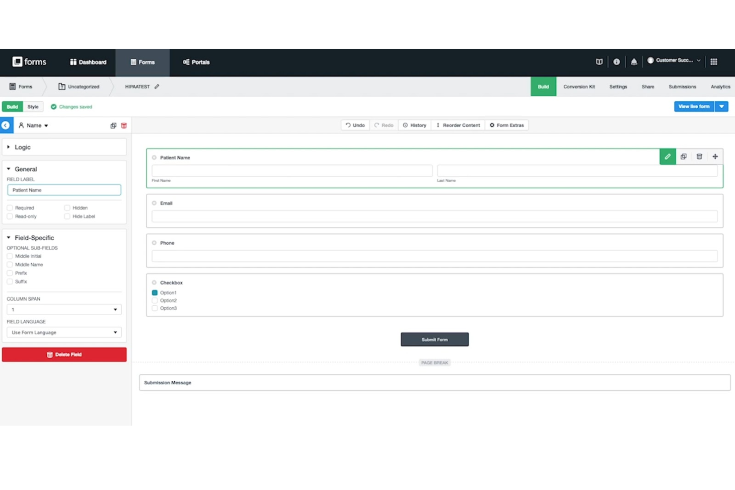 Formstack screenshot - 13 meilleures applications d’enquête examinées en 2026