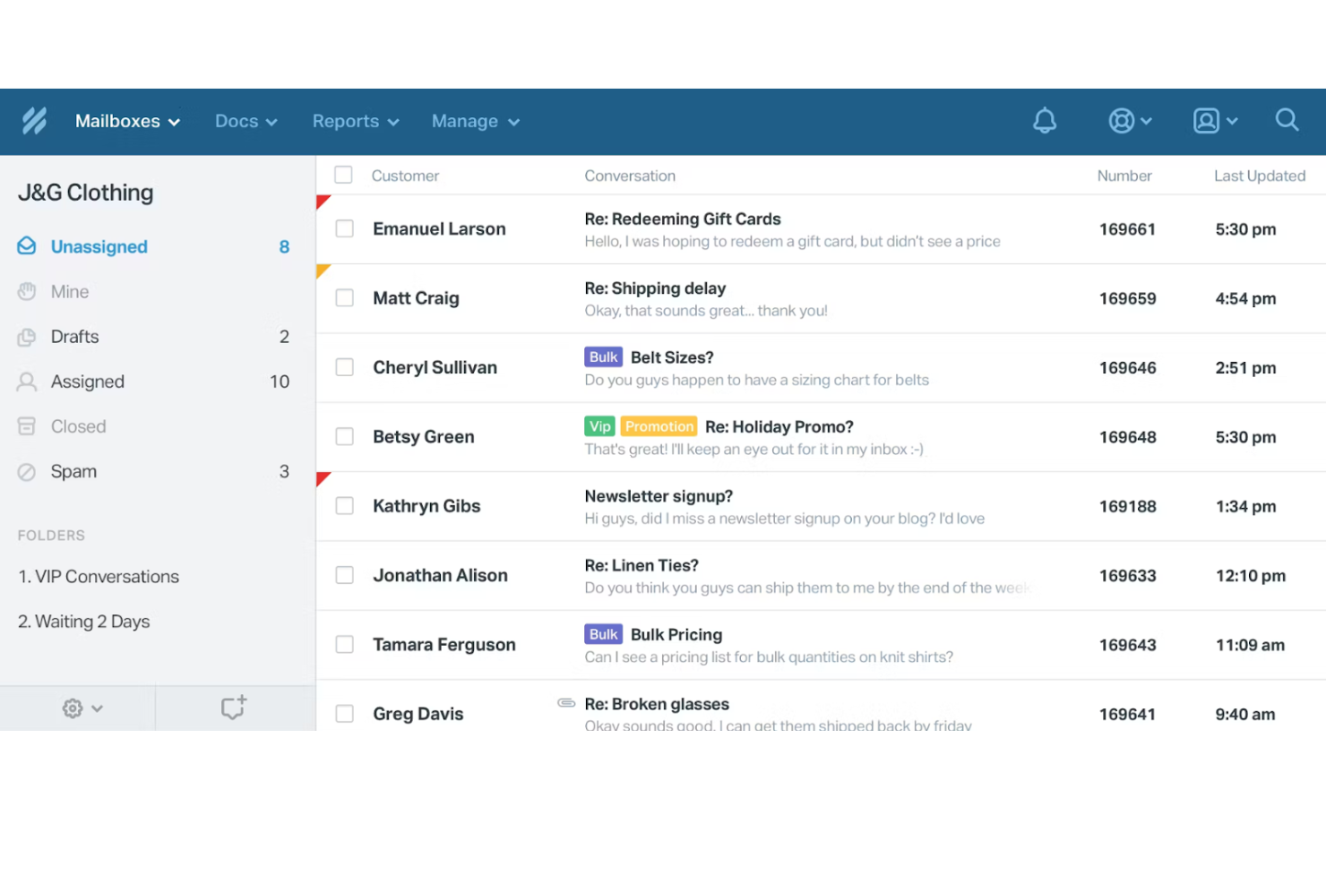 Help Scout screenshot - 13 Meilleurs Logiciels de Gestion des Interactions Clients Passés en Revue en 2026
