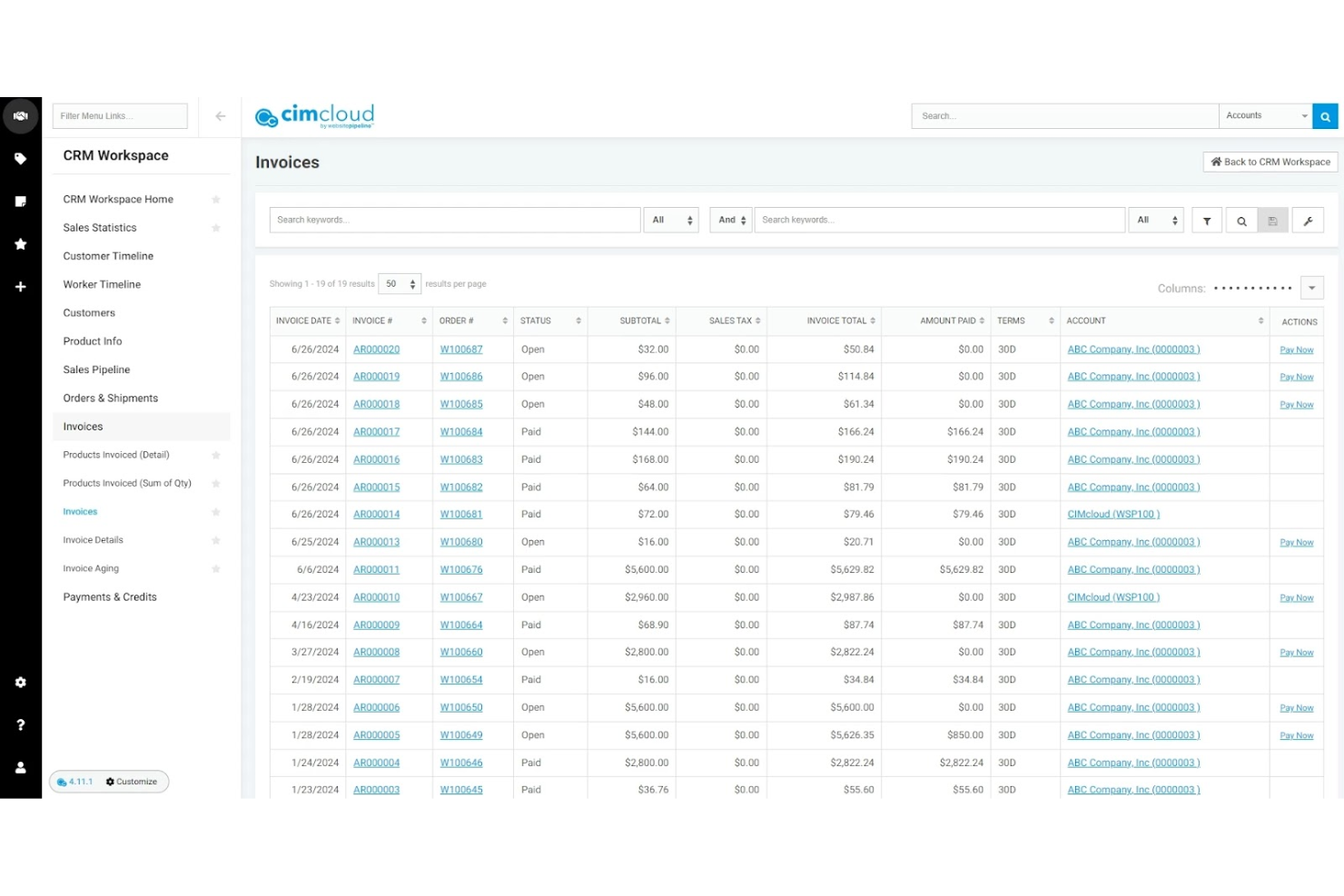 CIMcloud screenshot - 13 Meilleurs Logiciels de Gestion des Interactions Clients Passés en Revue en 2026