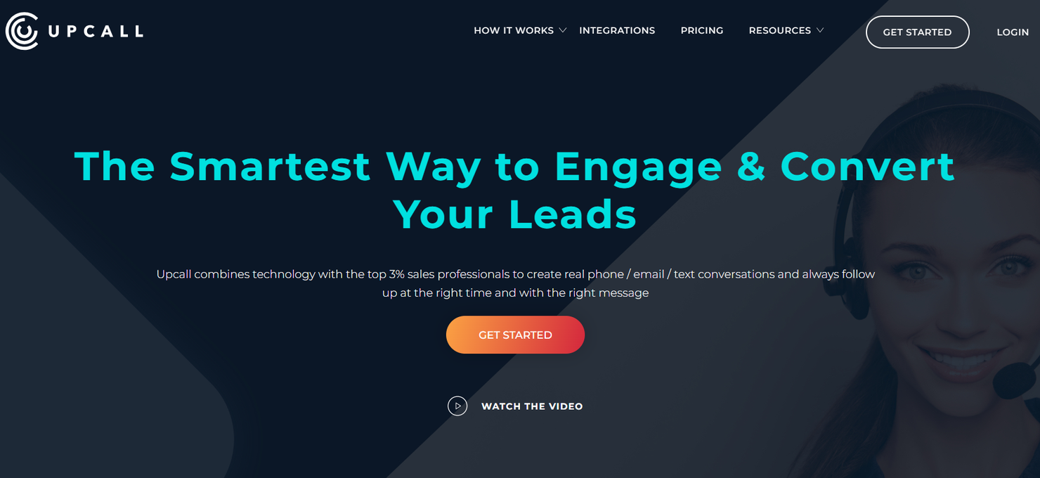 Upcall screenshot - 21 Meilleurs Services de Centre d’Appels Évalués en 2026