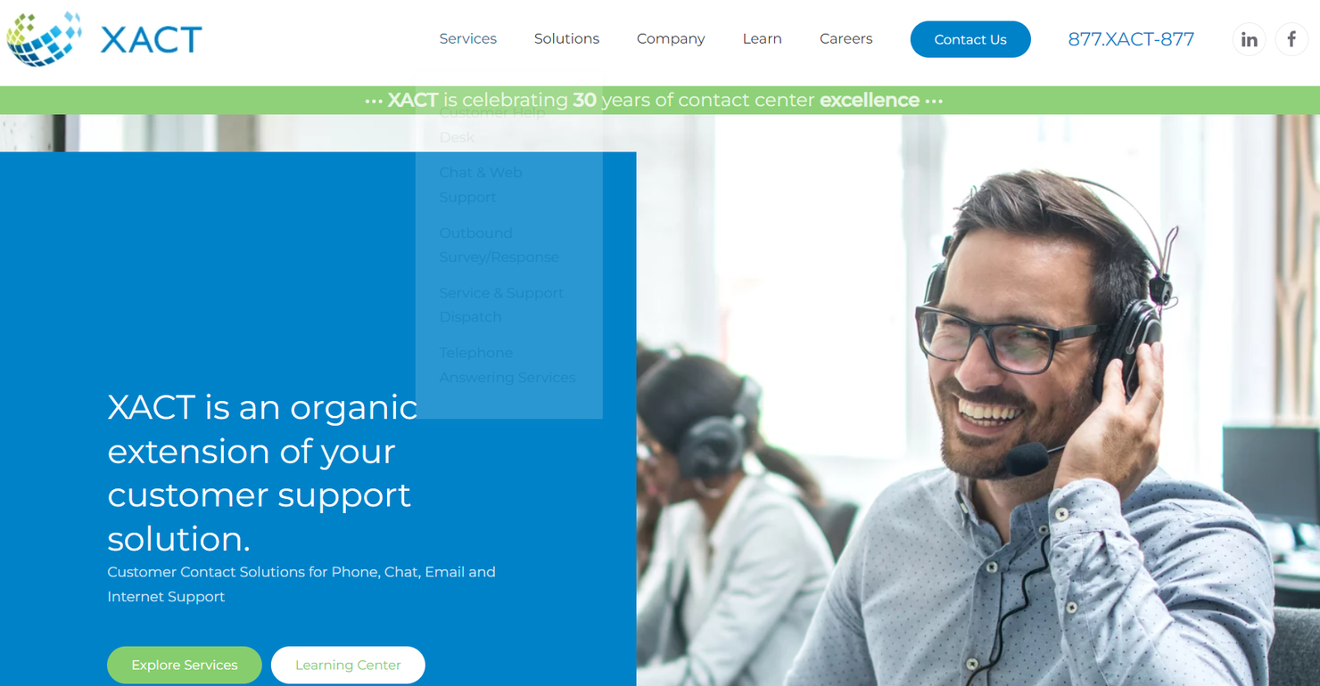 XACT screenshot - 21 Beste Callcenter-Dienstleistungen im Test 2026