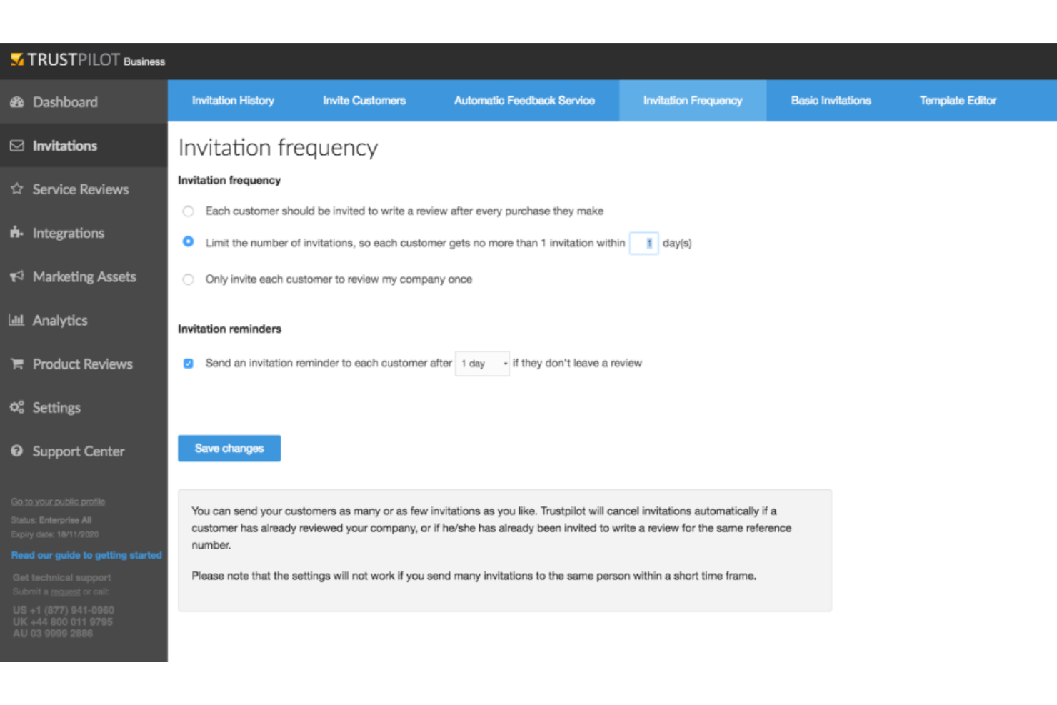 Trustpilot Business screenshot - 23 Beste Tools Für Feedback-Management 2026