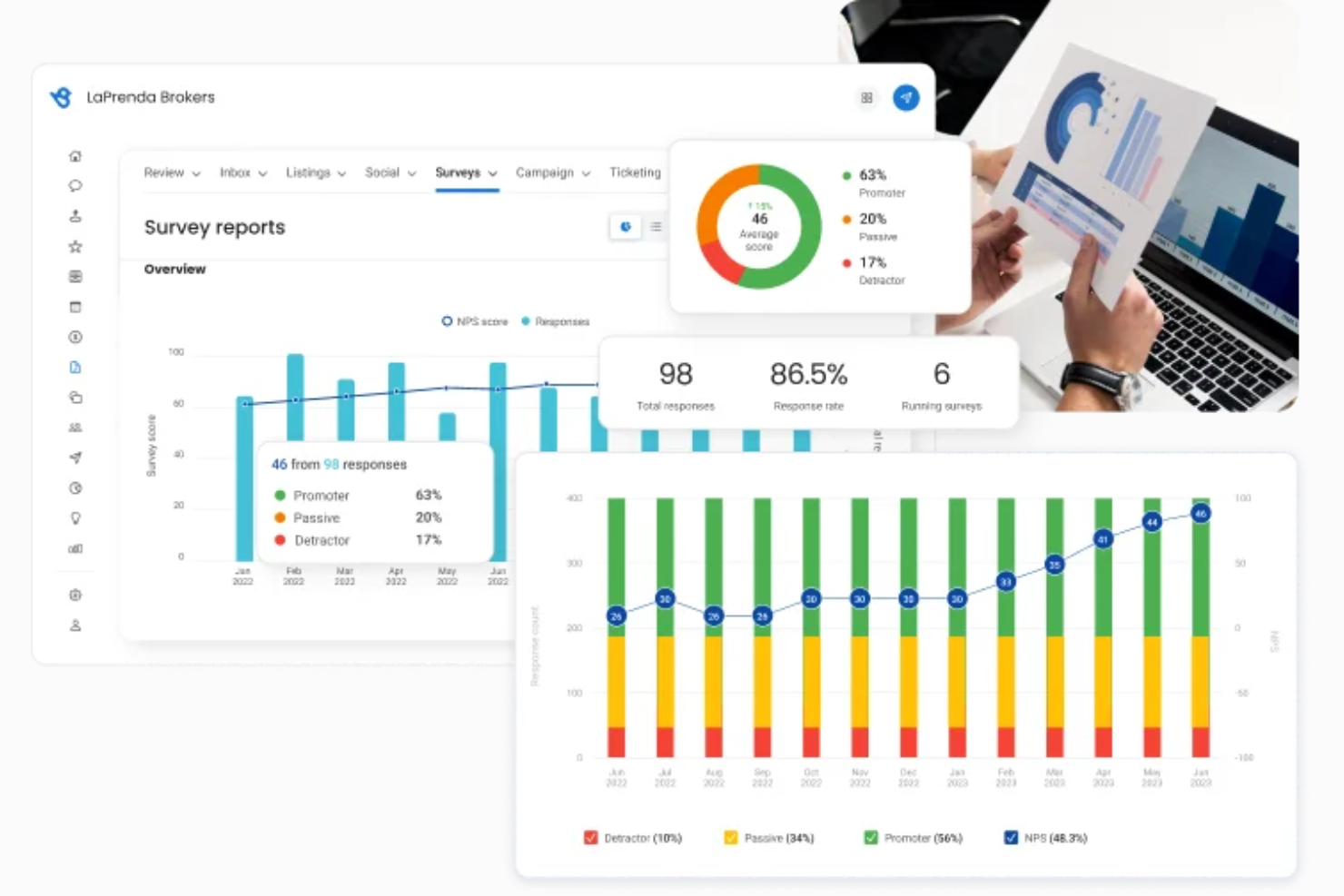 Birdeye screenshot - 14 Meilleurs Logiciels d’Enquête d’Entreprise Pour 2026