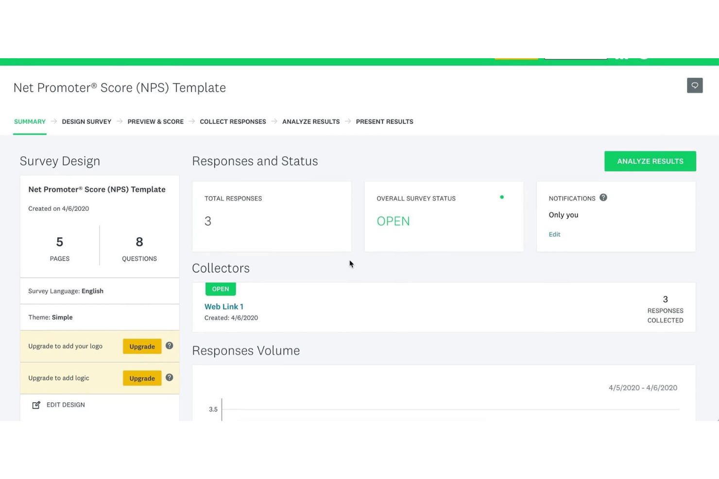 SurveyMonkey screenshot - 14 Meilleurs Logiciels de Sondage De 2026 : Avis &amp; Comparaison