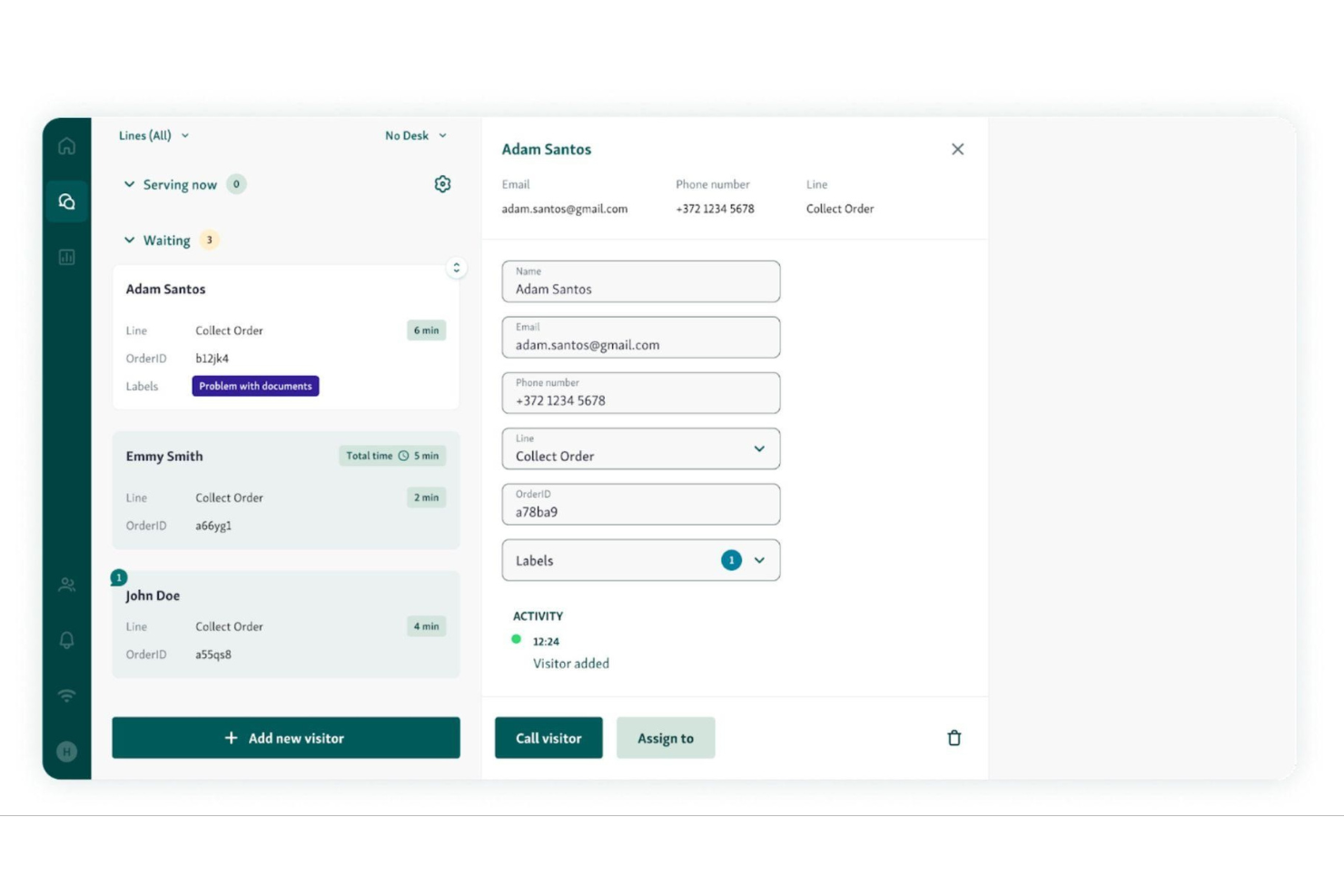 Qminder screenshot - 12 Meilleurs Logiciels de Gestion du Flux Client de 2026