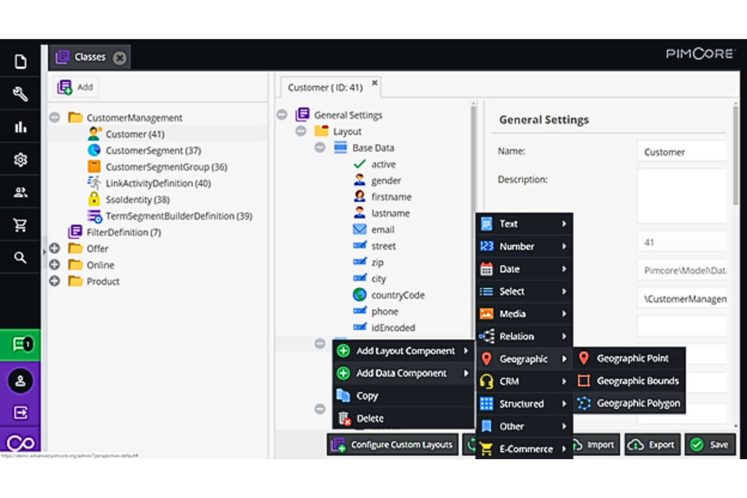 Pimcore CDP screenshot - 19 meilleures plateformes de données clients de 2026