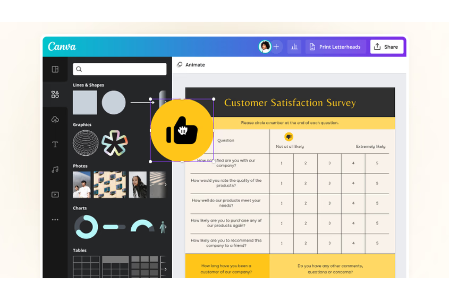 Canva screenshot - 13 Meilleurs Outils de Sondage Gratuits de 2026 pour Collecter des Retours