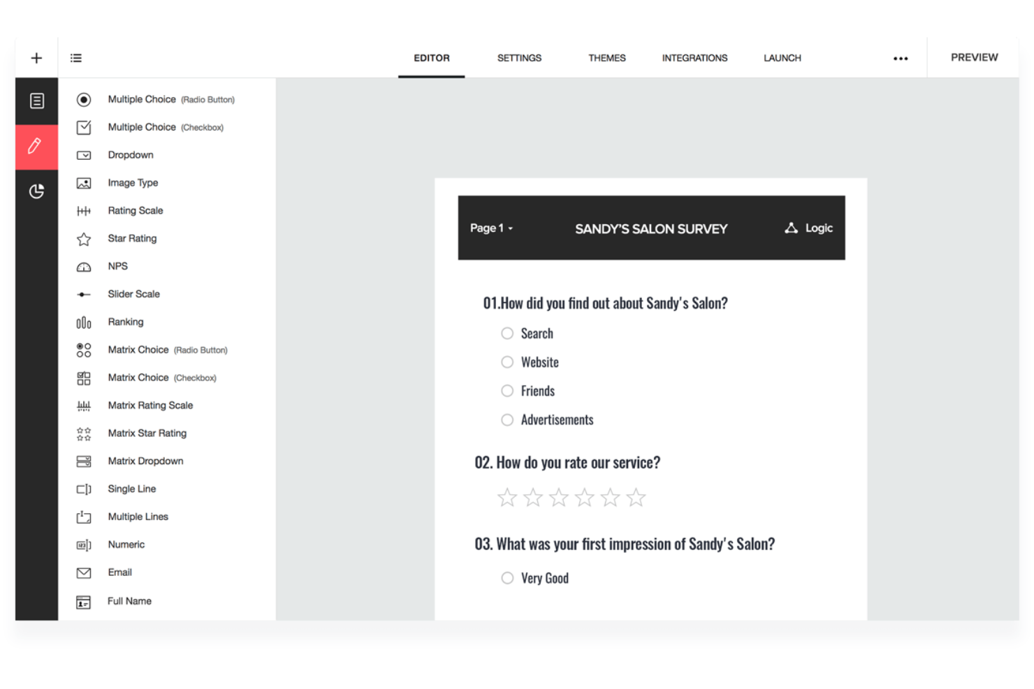 Zoho Survey screenshot - 13 Meilleurs Outils de Sondage Gratuits de 2026 pour Collecter des Retours