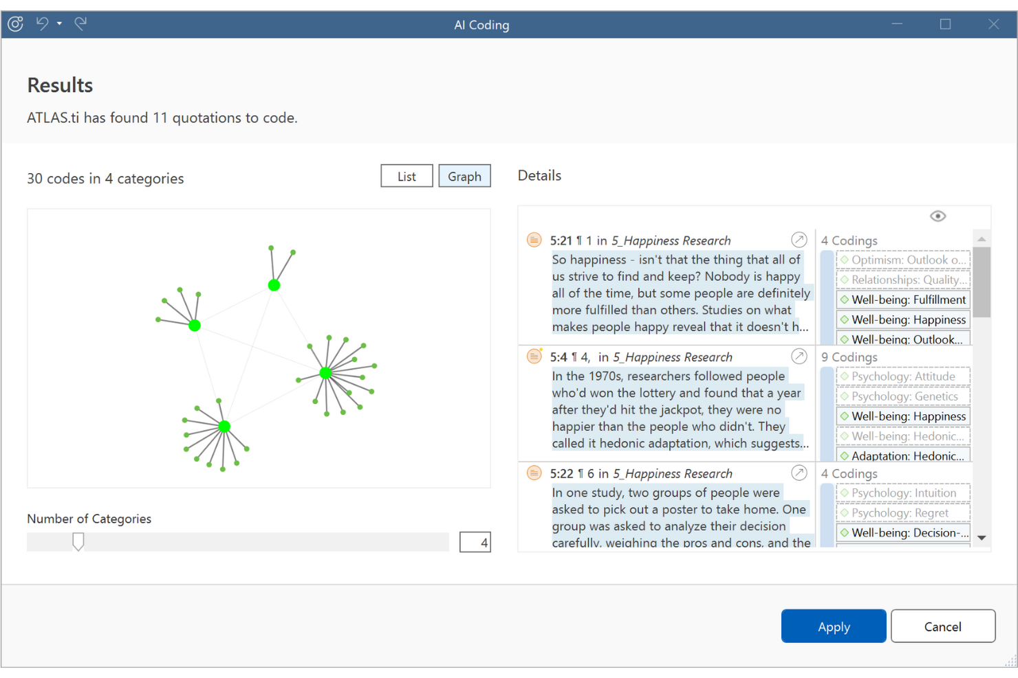 Atlas.ti screenshot - 14 Beste Software für qualitative Datenanalyse für 2026
