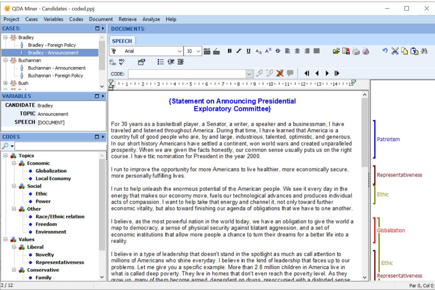 QDA Miner screenshot - 14 Beste Software für qualitative Datenanalyse für 2026