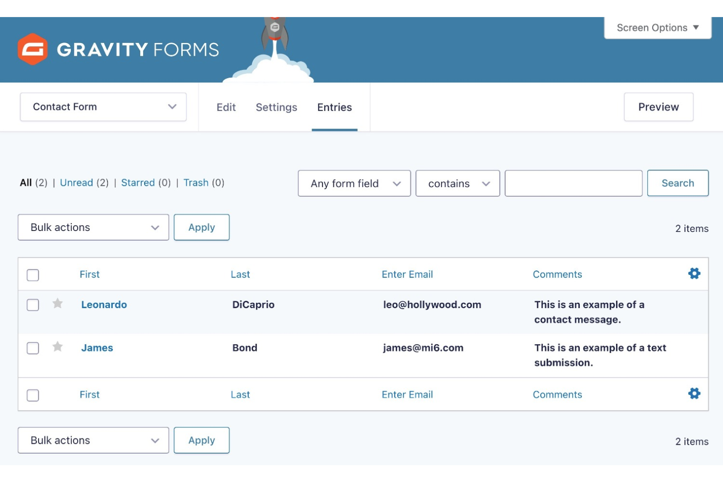 Gravity Forms screenshot - 15 Beste Formularersteller 2026: Getestet &amp; Verglichen