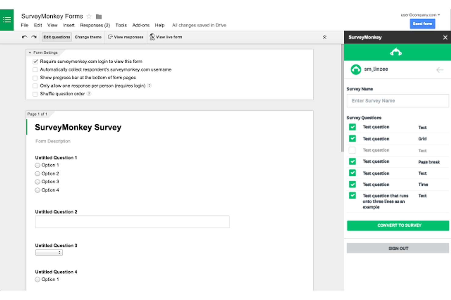 SurveyMonkey screenshot - 13 concurrents de Medallia sélectionnés pour 2026 avec les meilleures fonctionnalités et avantages