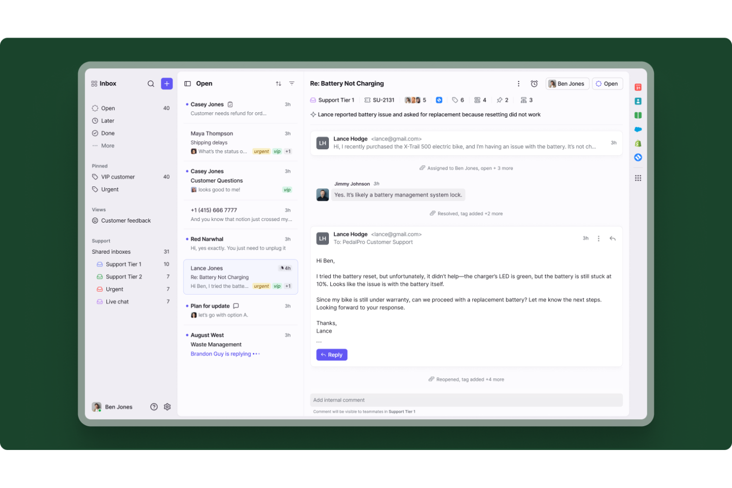 Front screenshot - 37 meilleurs chatbots IA pour le service client en 2026
