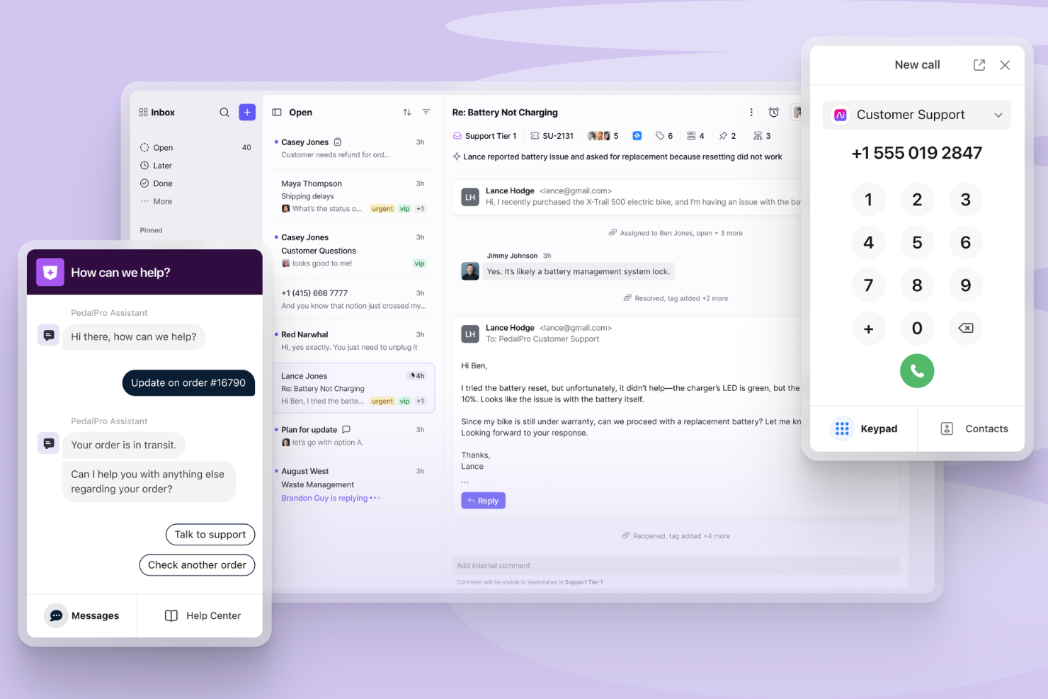 Front screenshot - 9 meilleurs logiciels pour l’expérience client en 2026