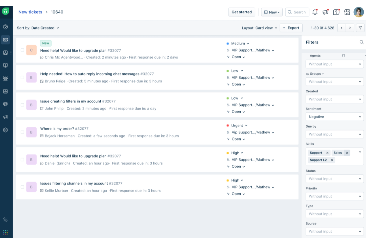 Freshdesk screenshot - 21 Meilleurs Logiciels de Help Desk Interne de 2026