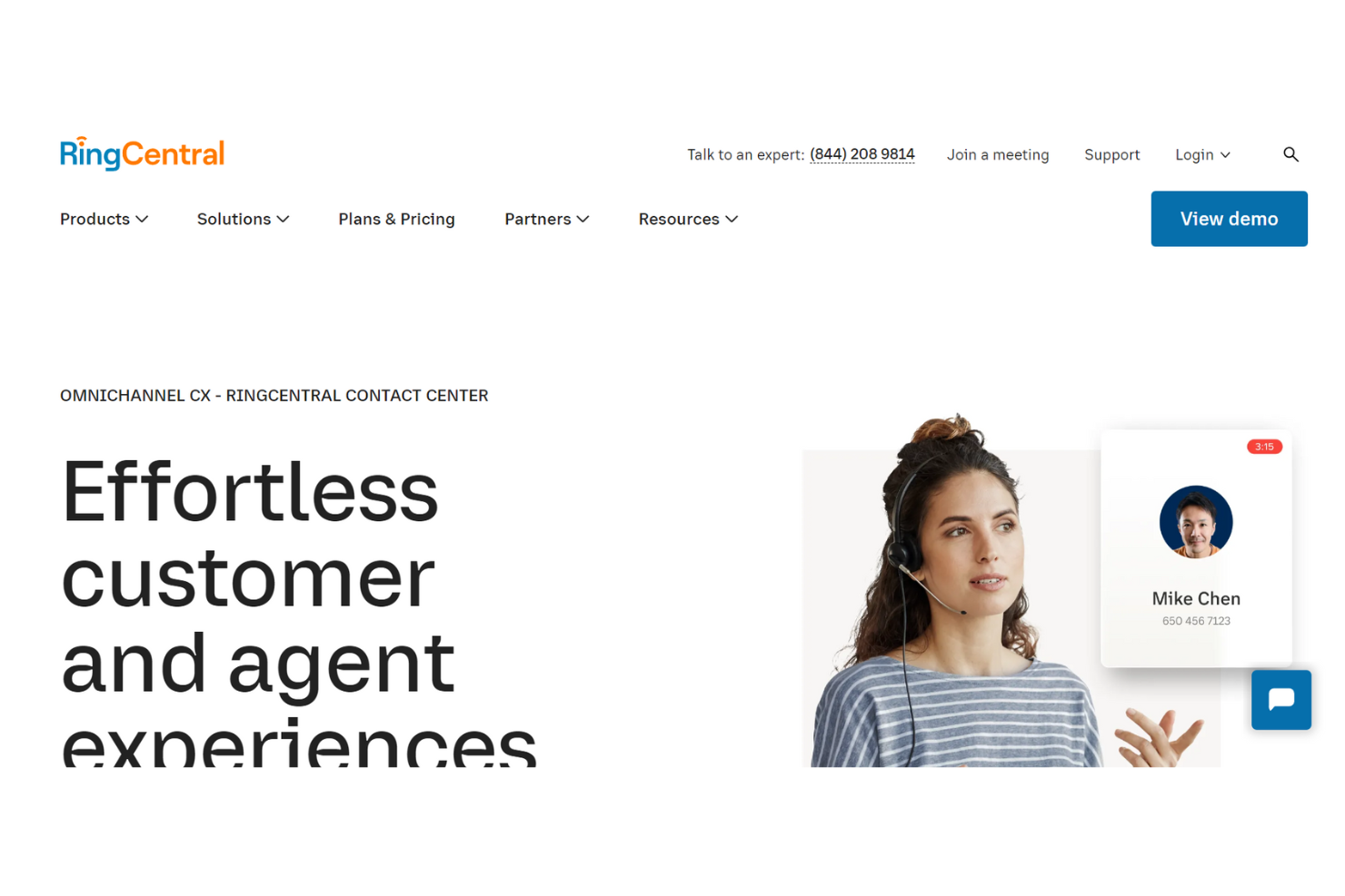 RingCentral Contact Center screenshot - 15 Meilleurs Logiciels de File d’Attente d’Appels de 2026