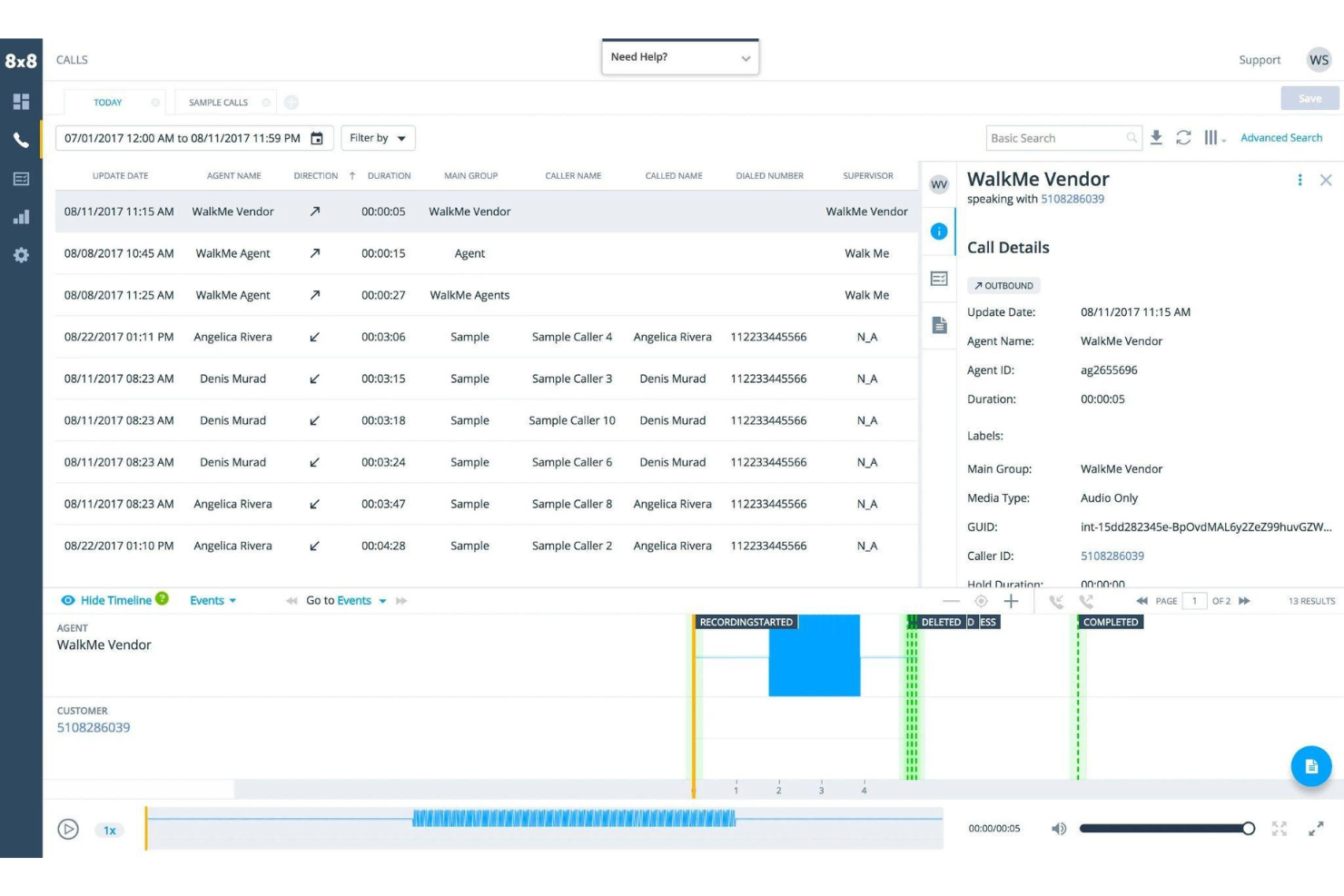 8x8 Contact Center screenshot - 10 Meilleurs Logiciels de Mise en File d’Attente d’Appels de 2026