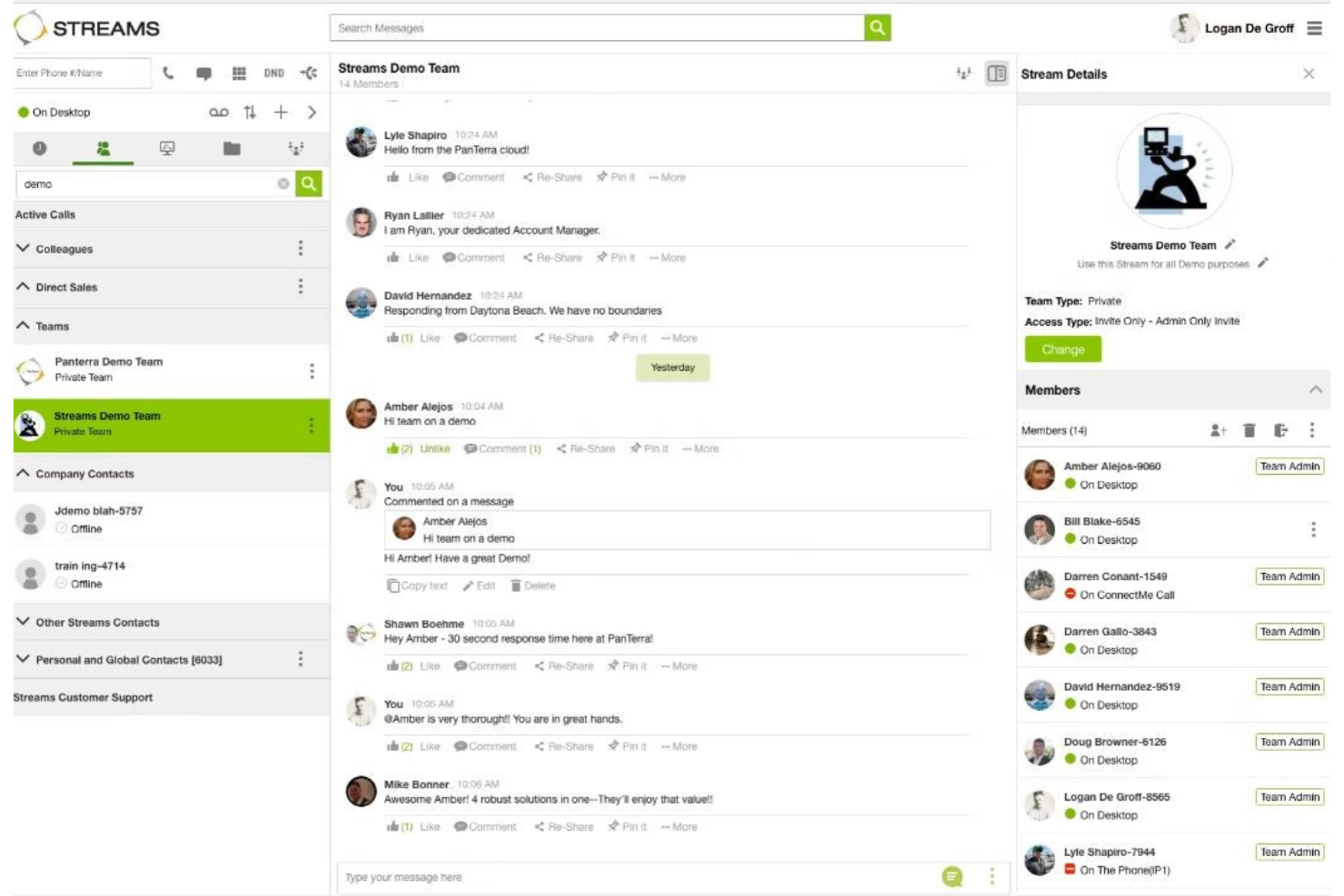 PanTerra Networks screenshot - 22 beste Callcenter Workforce-Management-Softwares im Jahr 2026