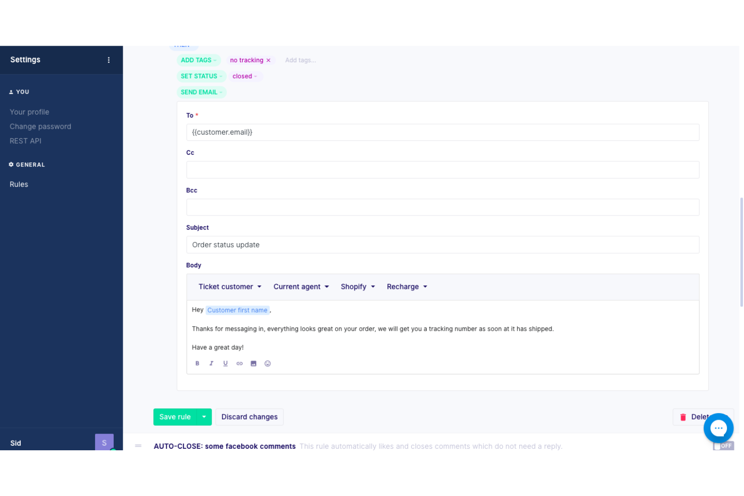 Gorgias screenshot - 25 Beste E-Mail-Helpdesk-Software 2026