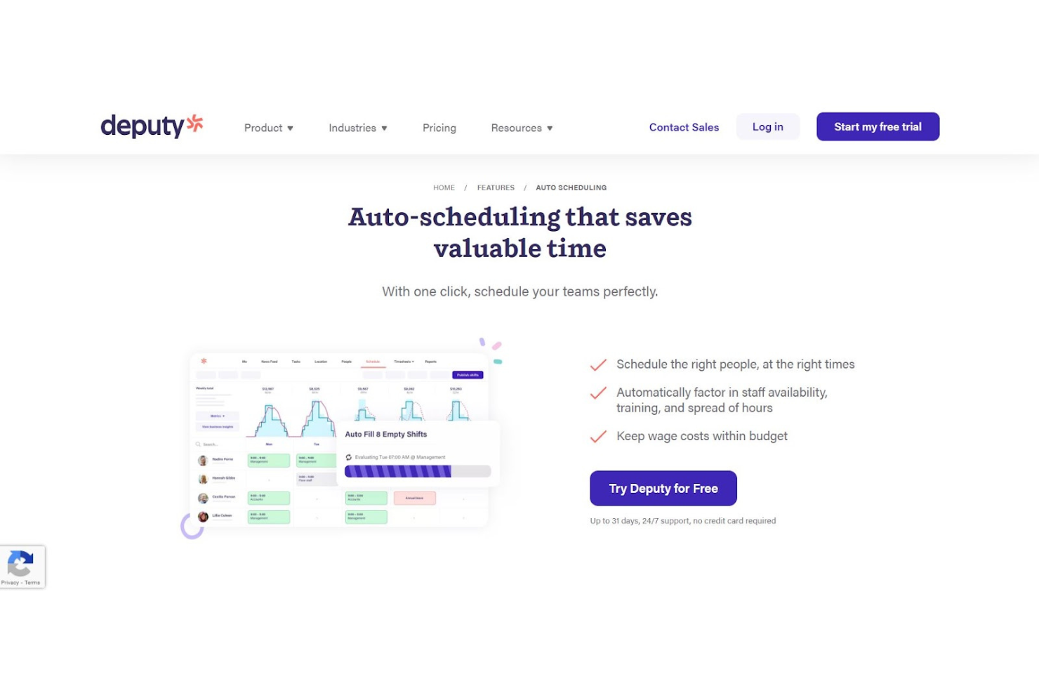 Deputy screenshot - 19 Meilleurs Logiciels de Planification pour Centres d’Appels en 2026 : Analyse &amp; Comparaison