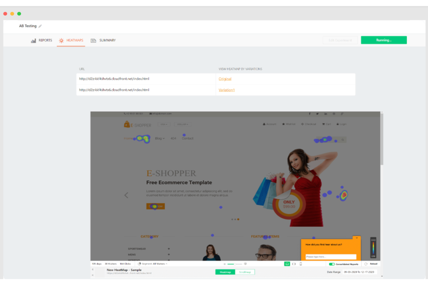 Freshmarketer screenshot - 13 beste A/B-Test-Tools 2026 für datengesteuerte Experimente