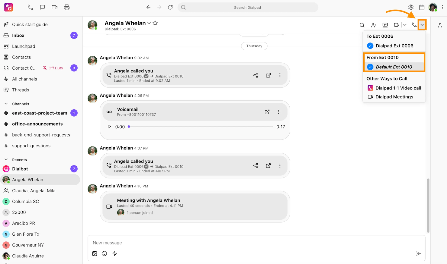 Dialpad screenshot - 20 Beste Virtuelle Callcenter-Software 2026: Im Vergleich