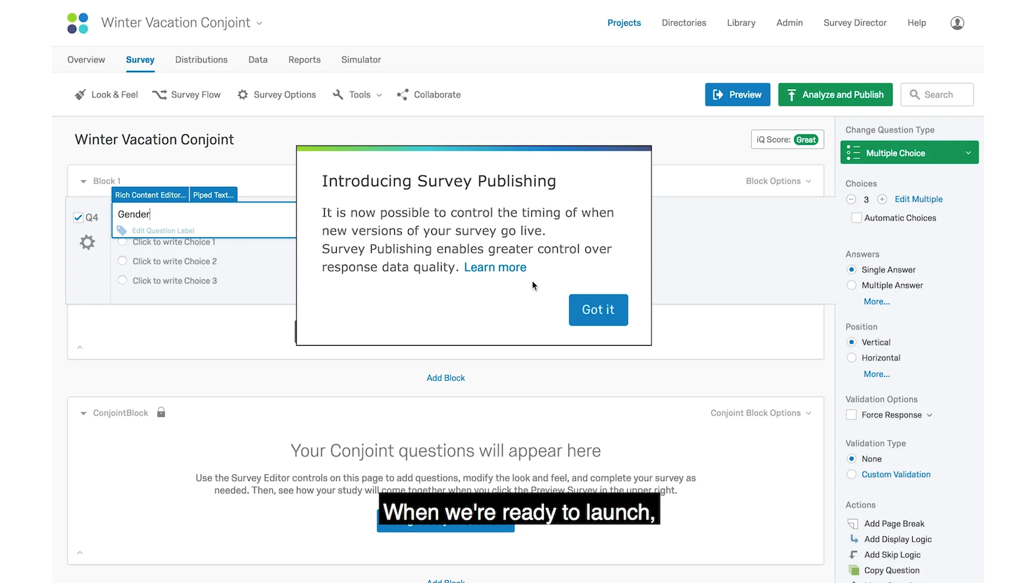 Qualtrics Customer Experience screenshot - 19 Meilleurs Logiciels d’Enquête en Ligne Pour Découvrir des Insights en 2026